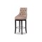 Baxton Studio Harmony Button-tufted Beige Upholstered Bar Stool with Footrest 119-6384 - alternate 3